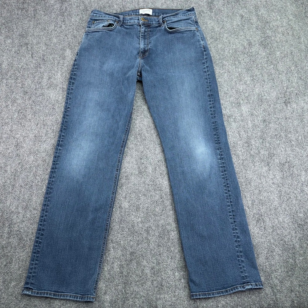 Tecovas Jeans Mens 35x32 (Fits 33x31) Blue Standard Fit Denim Made In USA